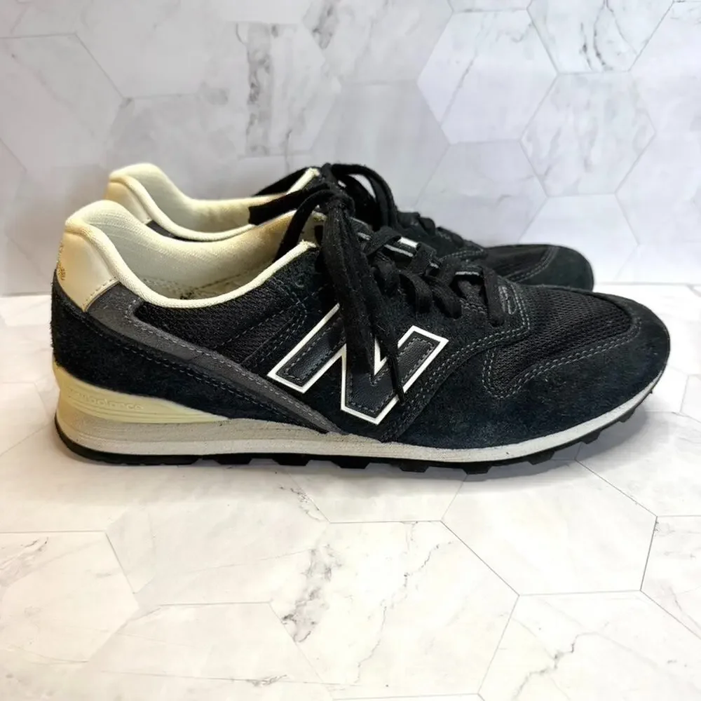New Balance Womens 996 Black Size 9.5 Trail Running Training WL996VHB In EUC